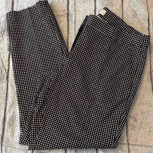 MICHAEL Michael Kors Stretch Cotton Patterned Slim Fit Pants